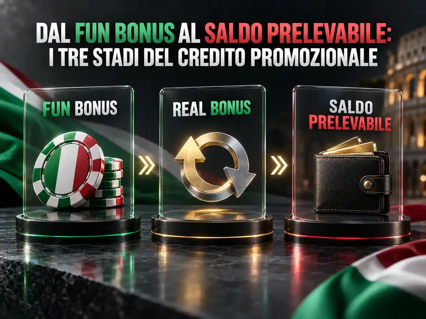 Dal Fun Bonus al Saldo Prelevabile: I Tre Stadi del Credito Promozionale