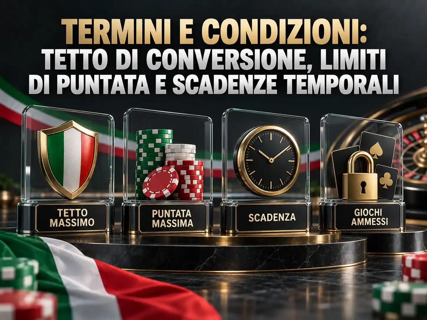 Termini e Condizioni: Tetto di Conversione, Limiti di Puntata e Scadenze Temporali