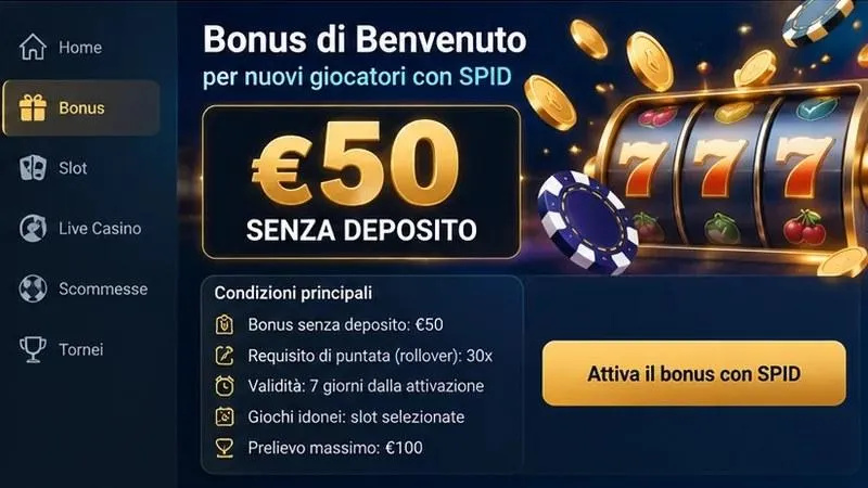 Bonus Casinò Senza Deposito con SPID: Giri Gratis, Rollover e Requisiti di Puntata