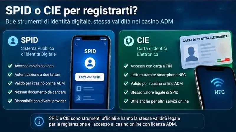 CIE come Alternativa nei Casinò SPID: Carta d'Identità Elettronica e App CieID